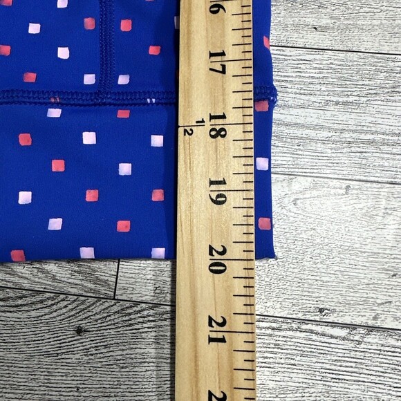 Lilly Pulitzer Weekender High Rise Leggings Borealis Blue Squared‎ Size XXS NWT - Picture 8 of 12